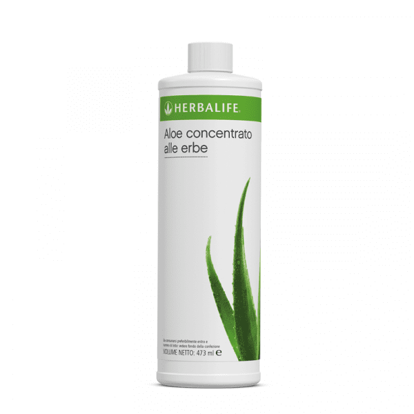 Aloe alle erbe herbalife per un buon benessere